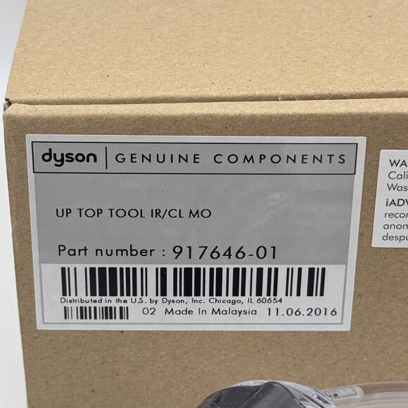 Dyson Up Top Tool Genuine Vacuum Attachment Kit New Brush Adapter Hose 917646-01 - Picture 2 of 6